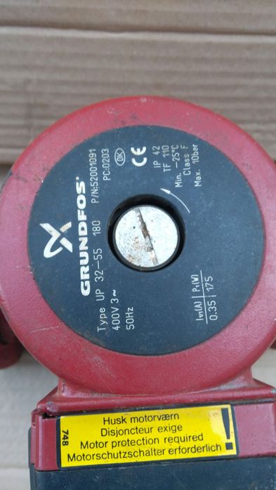 pompa c.o. grundfos up 32-55 180 3~400v  +gwarancja - używana