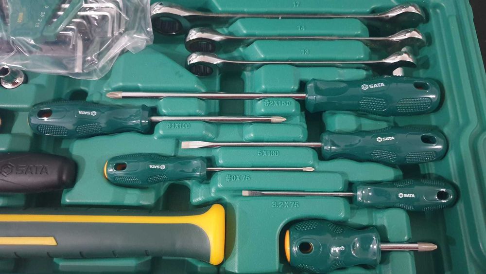 Conjunto de ferramentas 58 peças mecânicas métricas de 6 pontos