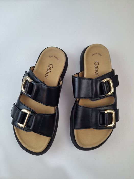 Klapki skórzane Gabor r.37