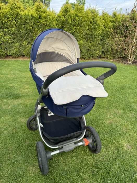 Stokke TRAILZ granatowy w bardzo dobrym stanie!
