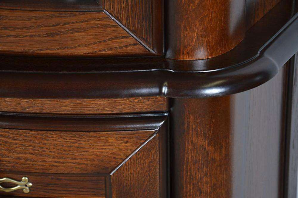 Nowy kredens stylowy, elementy litego drewna * Promocja* HIT