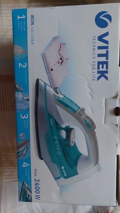 Праска VITEK VT 1217 GY 2400 W з керамічним покриттям