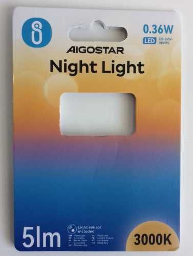 Luz led de presença 0.36W 5 lúmens 3000K