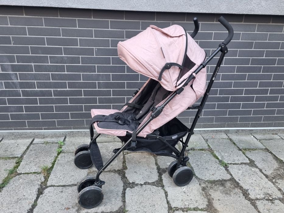 Wózek kinderkraft siesta różowy parasolka