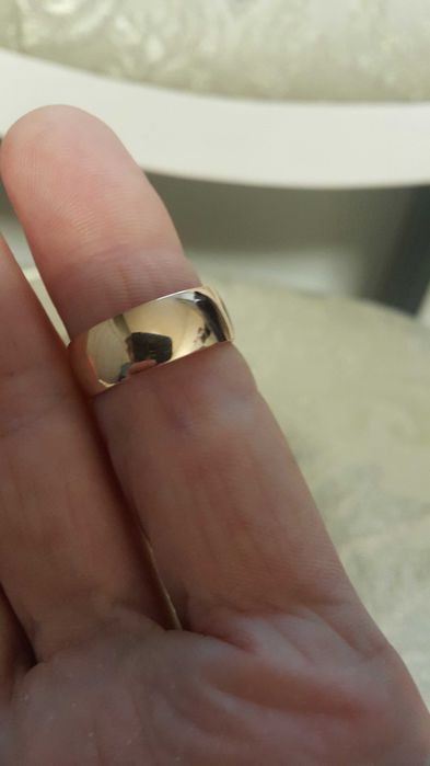 Кольцо золотое обручальное