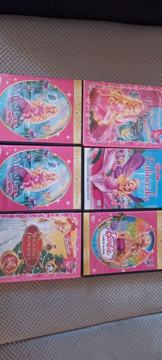 Barbie  zestaw 6x dvd