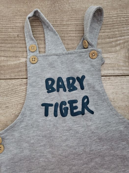 Bawełniane ogrodniczki krótkie spodenki rozm.92