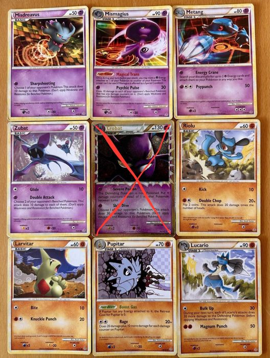 Cartas Pokemon - 8 Baralhos + 100 Unidades