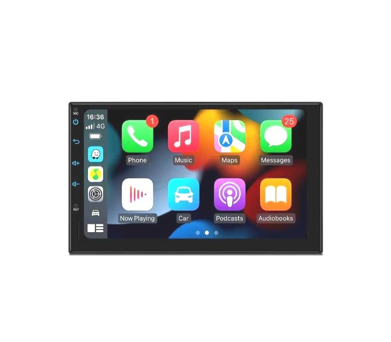 AUTO RÁDIO 7" GPS ANDROID 14 GPS USB HD MULTIMEDIA