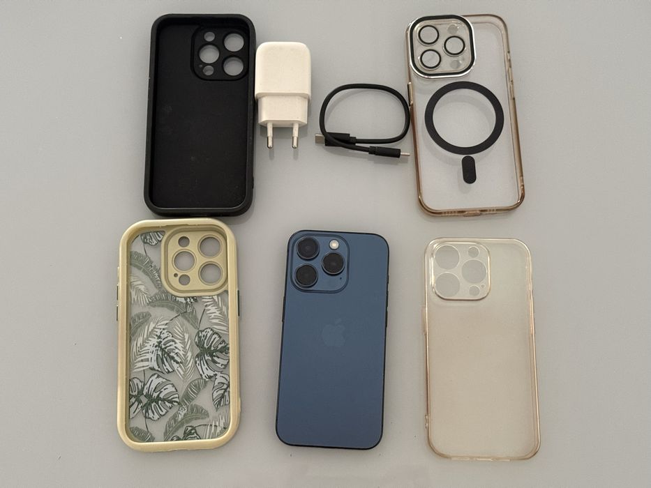 Iphone 15 pro 100% saude de bateria 256gb
