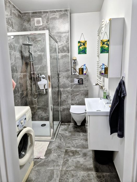 2 pokojowe mieszkanie 45 m² z dużym balkonem/ tarasem, SM Mamry - Więcej