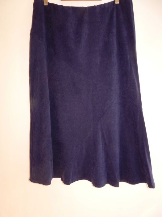 Spódnica maxi rozkloszowana granatowa Bonmarche 44 XXL