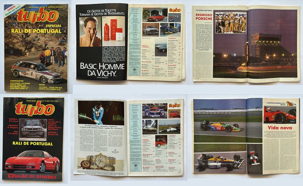 Coleção de revistas Turbo de 1989 (completa)