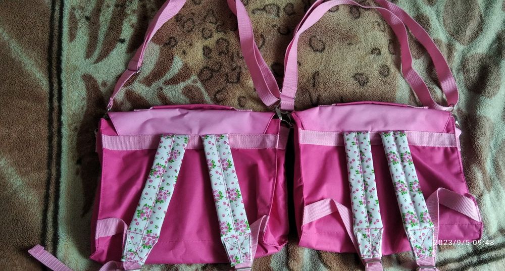 Plecaki tornistry dla bliźniaczek