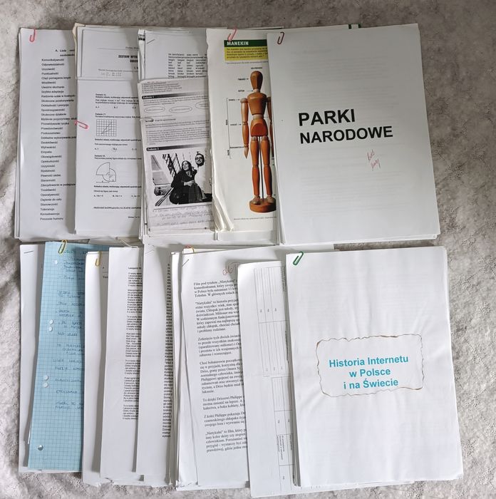 Oddam notatki szkolne