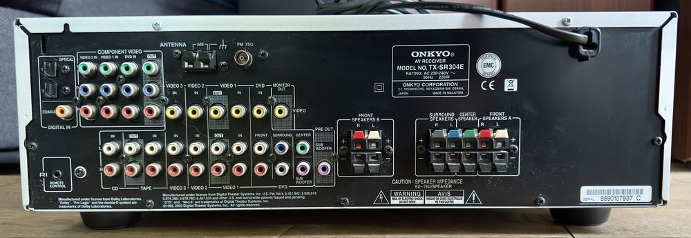 Zestaw Kino Domowe 5.1 M-Audio + Onkyo.  Gotowy Do Podłączenia!