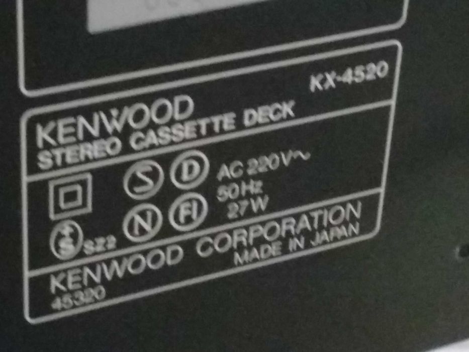 Kenwood комплект дека и сиди