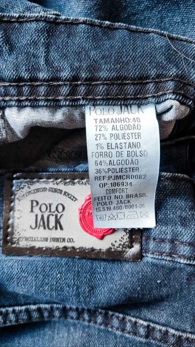Calças de ganga masculina Polo Jack