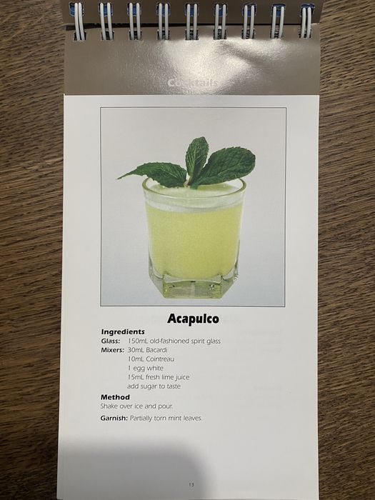 Barman’s A-Z guide to COKTAILS