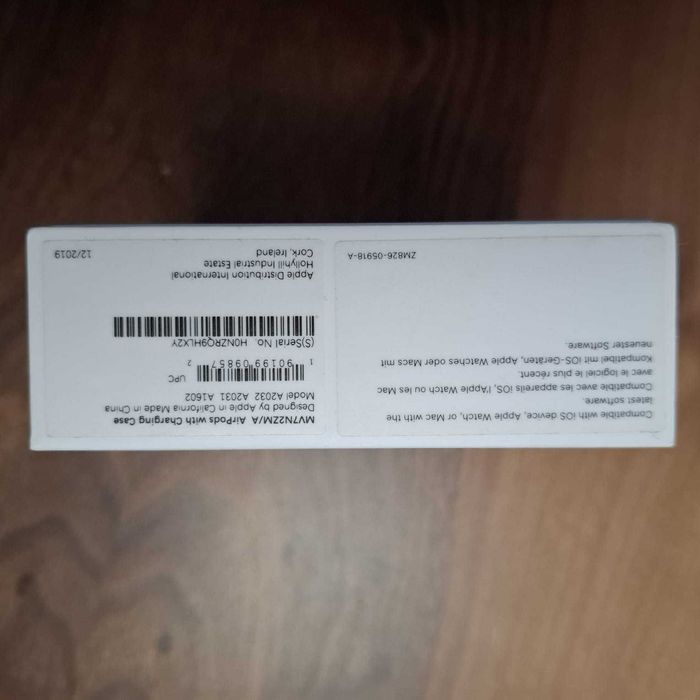 Air pods 2 2019 A2032 White używane