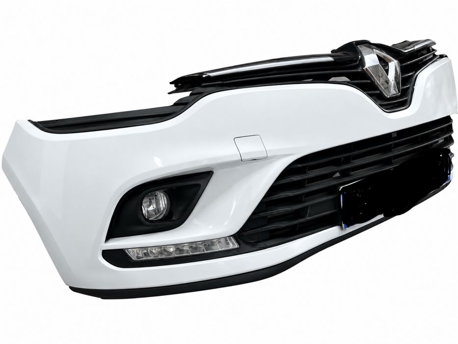 Zderzak przedni Clio IV Lift 2016- kompletny do poprawek, led,  przód