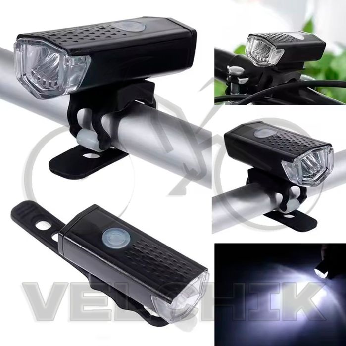 Ліхтарик та габарит для велосипеду (комплект), ліхтар велосипедний
