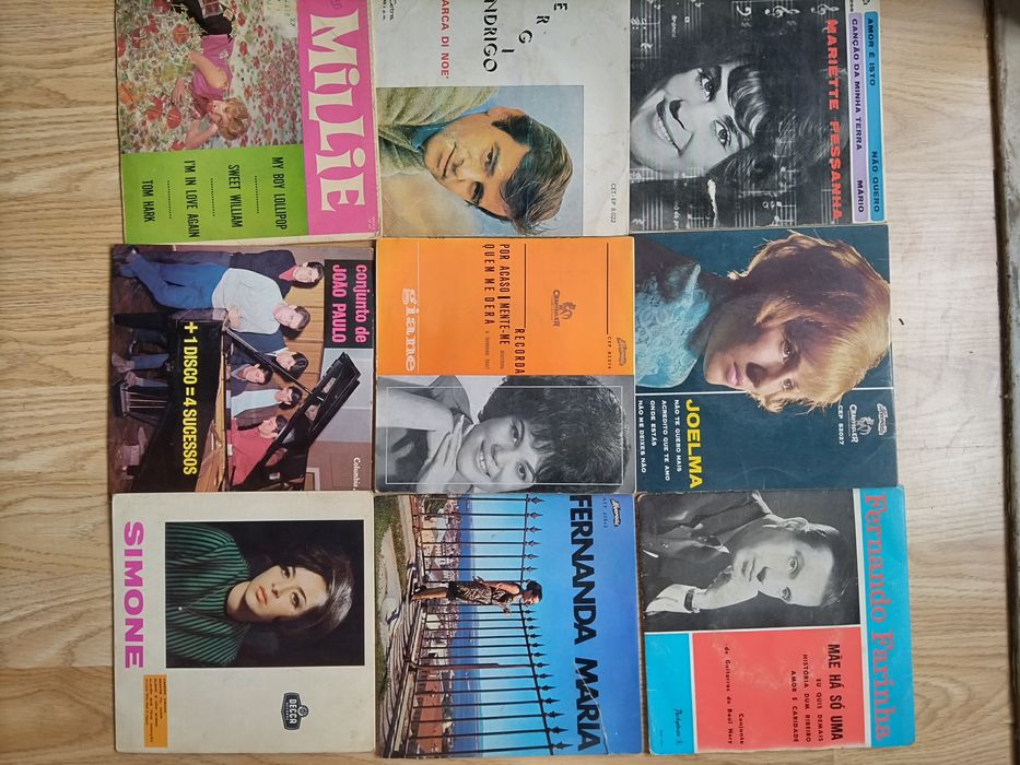58 Discos vinil antigos por 50€