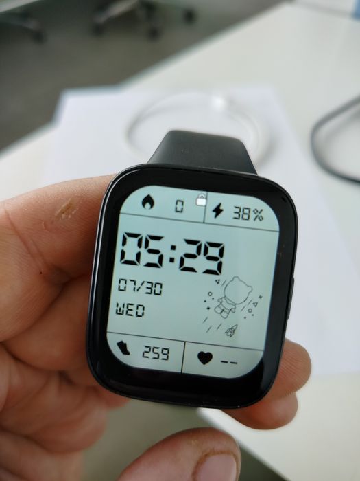 Смарт-часы браслет ремешок Xiaomi Redmi Watch 3 Active Black магнитная зарядка провод шнур