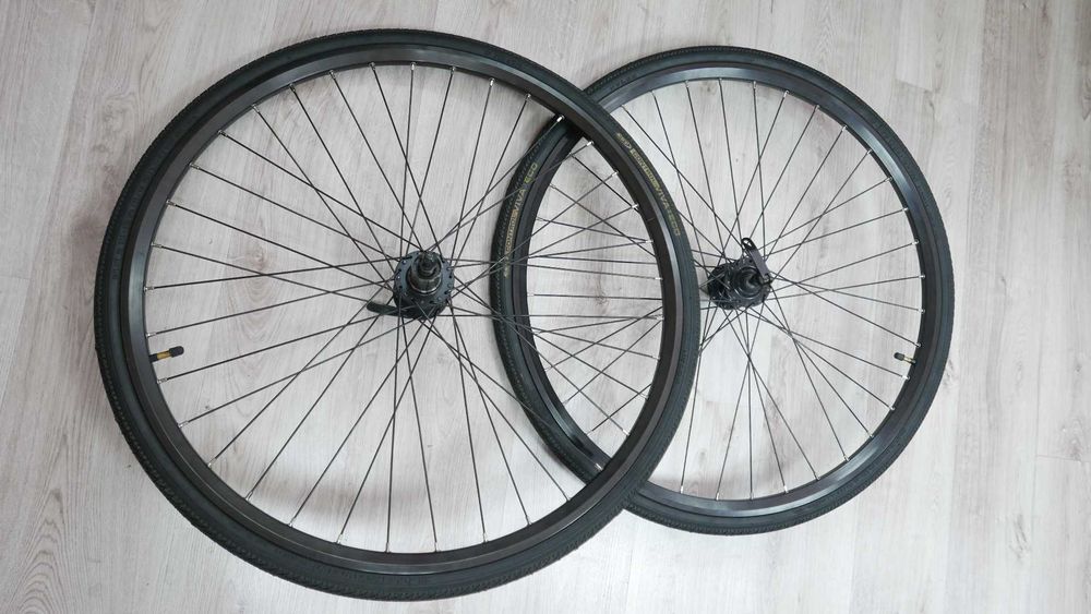 Kompletne koła 28'' pod tarcze z bębenkiem 36 szprych