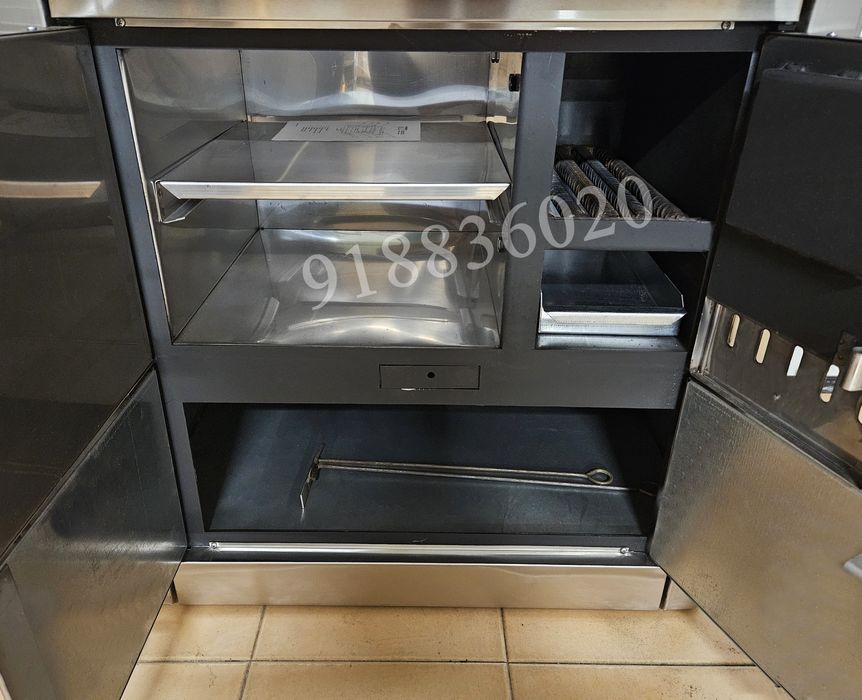 Fogão Lenha INOX Cor Bordó - NOVOS - Fabrico Nacional