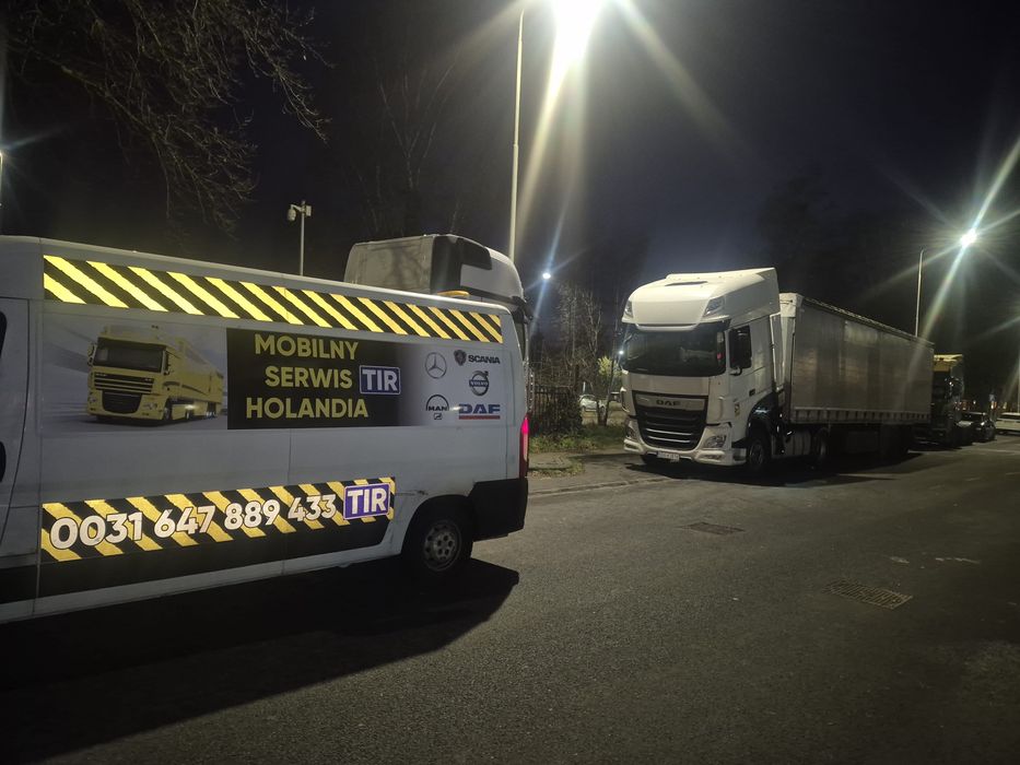 Mobilny Serwis Opon Ciężarowych TIR Holandia Belgia Niemcy