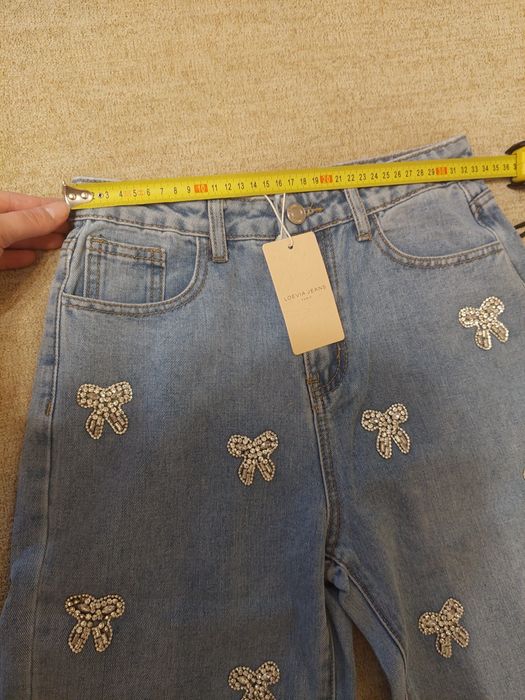 Джинси на дівчинку 12 років 128 134 140 146