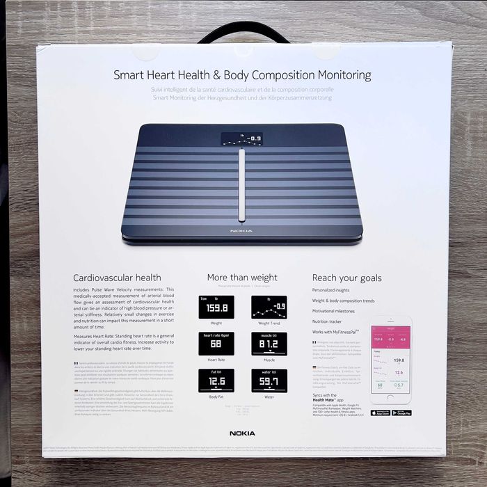 Nokia Body Cardio Smart Scale — розумні ваги з повною комплектацією