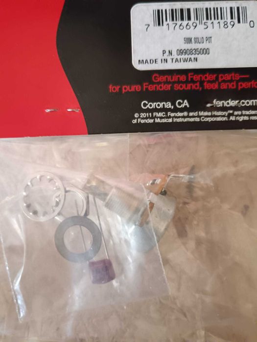 Fender 500K Solid Shaft pot volume or tone