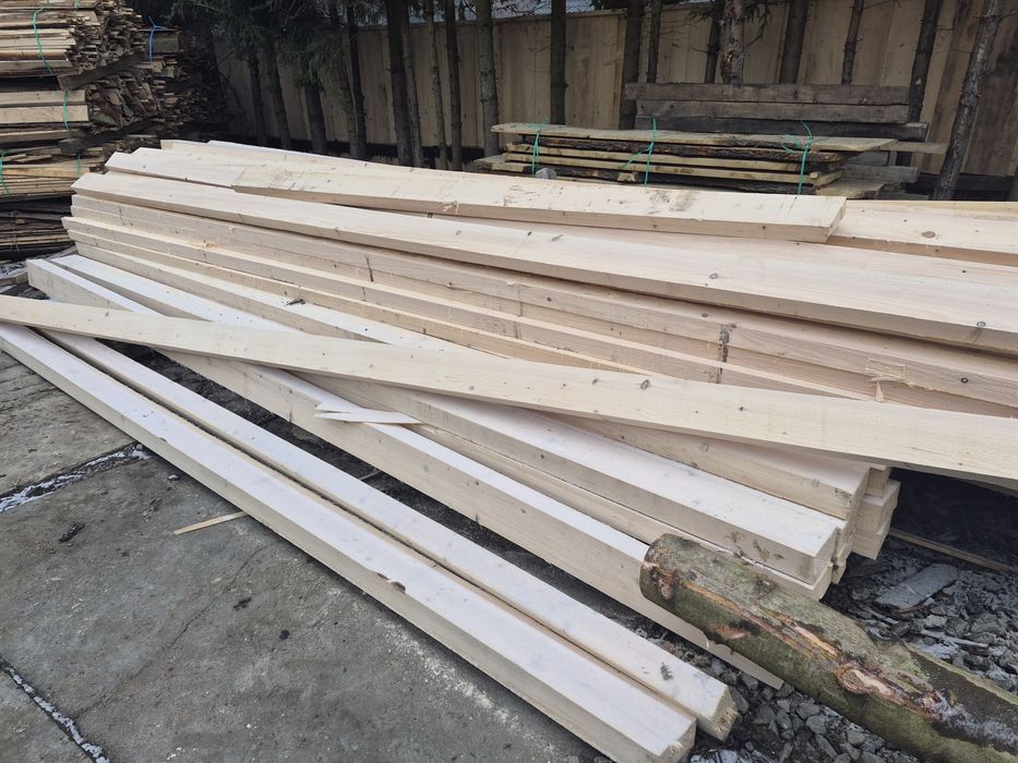 Tarcica Jodłowa drewno konstrukcyjne belki krokwie łaty deski szalunkw