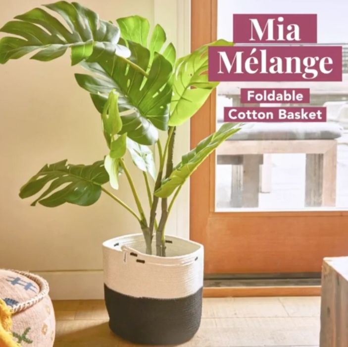 Składany kosz  bawełniany