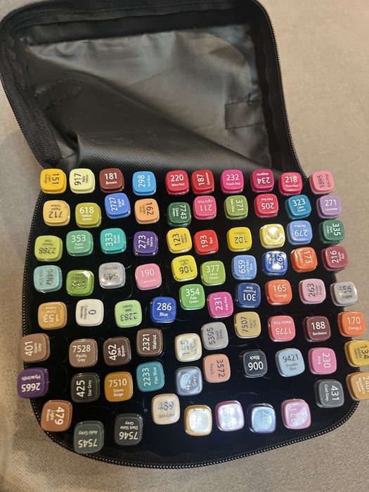 Маркери, 80 шт