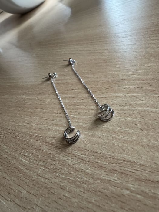 Сережки кафи срібло