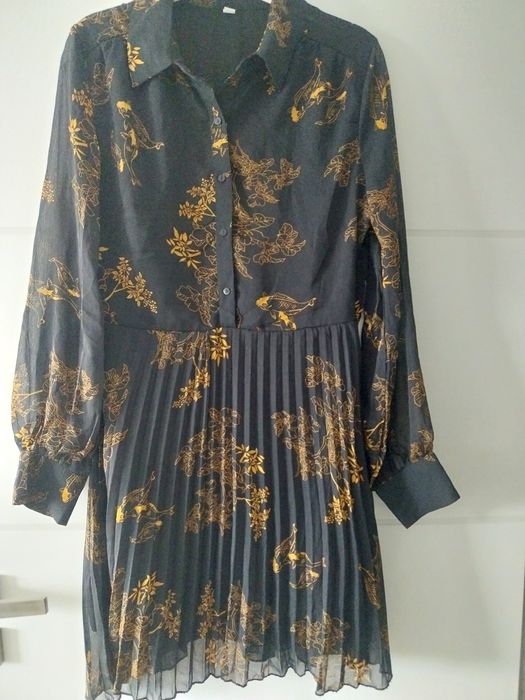 Sukienka SHEIN roz S plisowana