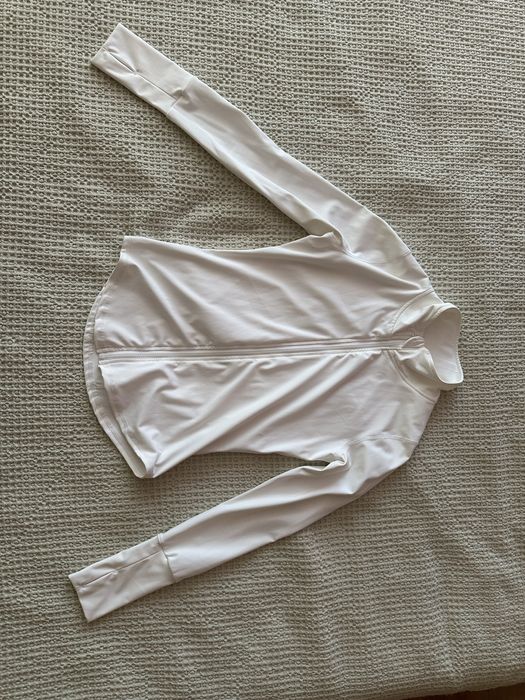 Рашгард спортивна жіноча кофта біла розмір М