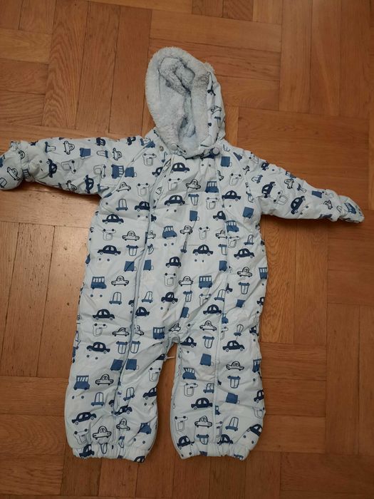 Dziecięcy kombinezon kurtka zimowa dla noworodek 3-6 miesięcy