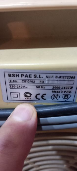 Termo ventilador Ufesa 2000W