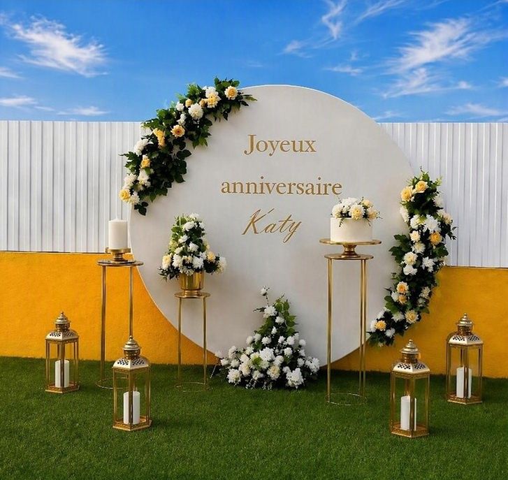 Decoração de festas  e organização de eventos com glamour
