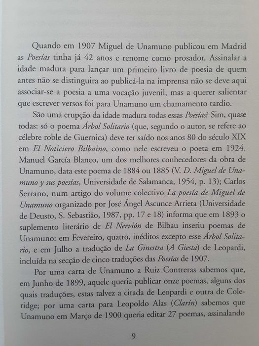 Unamuno: Antologia Poética/ Paul Theroux/ Poesia Alemã