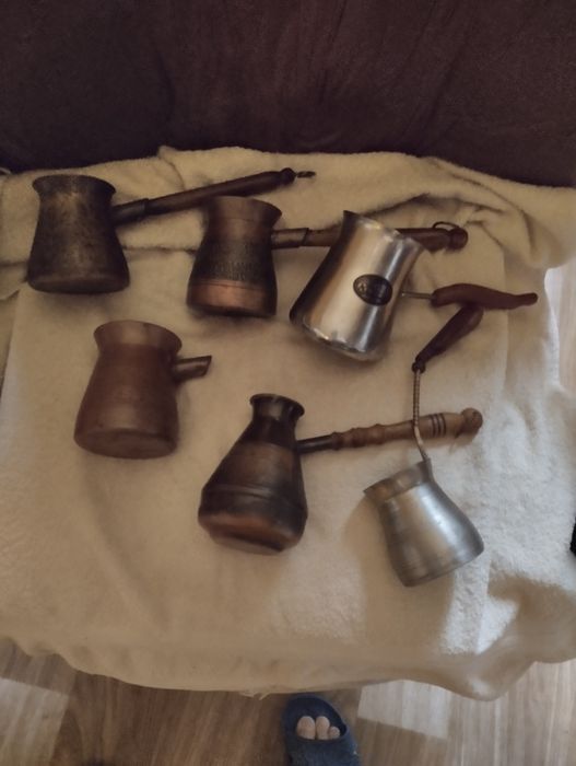 Турка для кофе медь, мельхиор