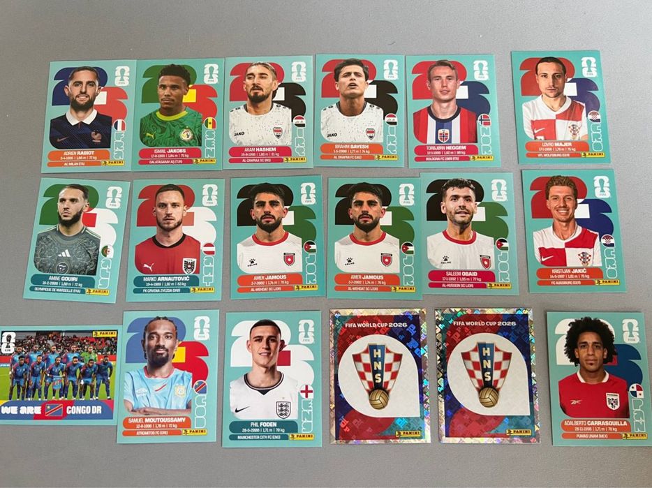 Наклейки Panini в журнал FIFA World Cup 2026