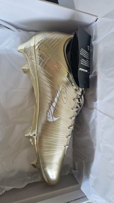 nike mercurial superfly cristiano ronaldo gold 44.5 mundial cr7