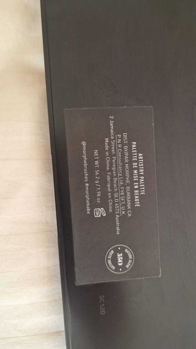 Palete de sombras Morphe
