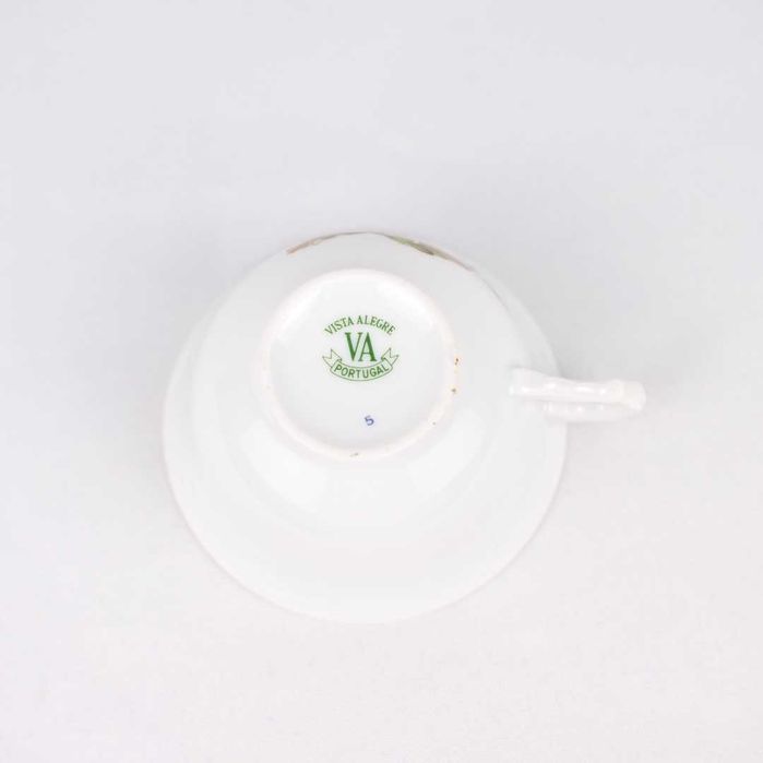 Chávena de café com pires em porcelana Vista Alegre