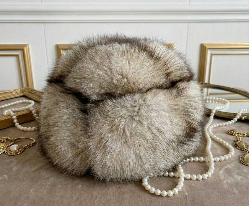 Czapka z Naturalnego Futra – Styl Slavic Girl  – Ciepła Vintage Y2K